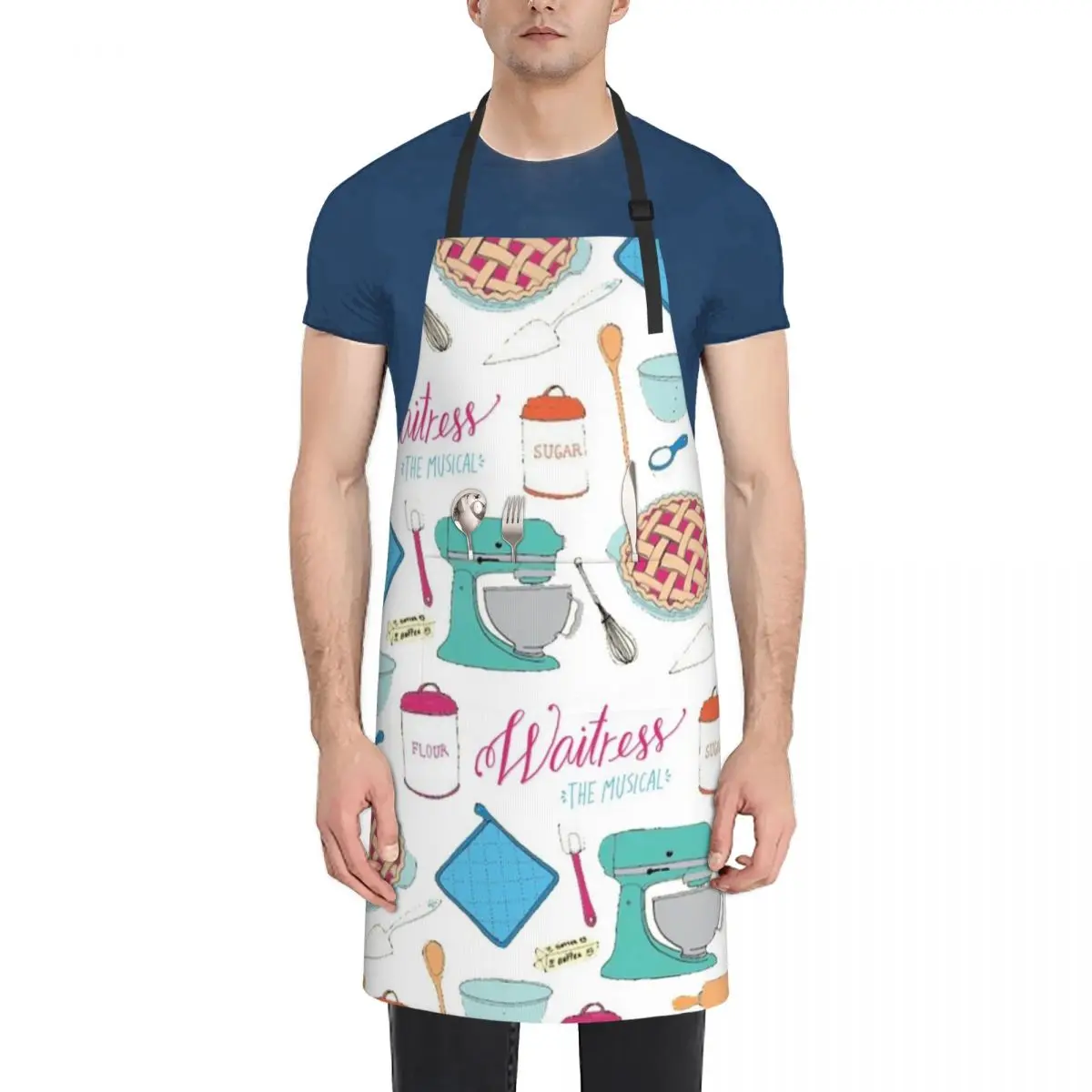 

Waitress the Musical Pattern Apron Funny Kitchen Household Items Kitchen And Household Goods Apron