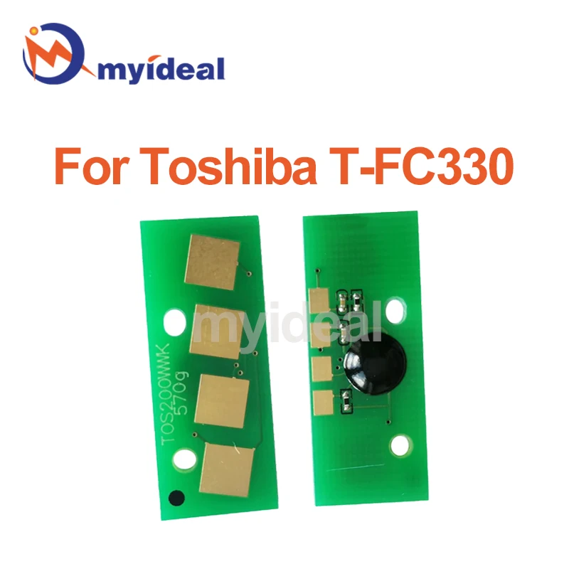 T-FC330 Toner Chip For Toshiba e-STUDIO 330AC 400AC A C TFC330 Printer Cartridge Reset Chips