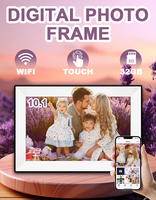Frameo 10.1Inch WiFi Digital Picture Frame,1280*800IPS HD Cloud Smart Digital Photo Frame,32GB Storage, Touch Screen,Auto-Rotate