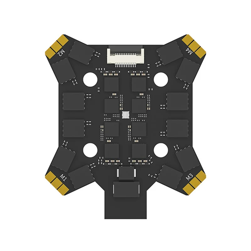 AA87 Borg 60R BL32 ESC 60A 4-8S STM32G071N 20X20 Módulo anti-ignição integrado para peças de drone RC de corrida FPV