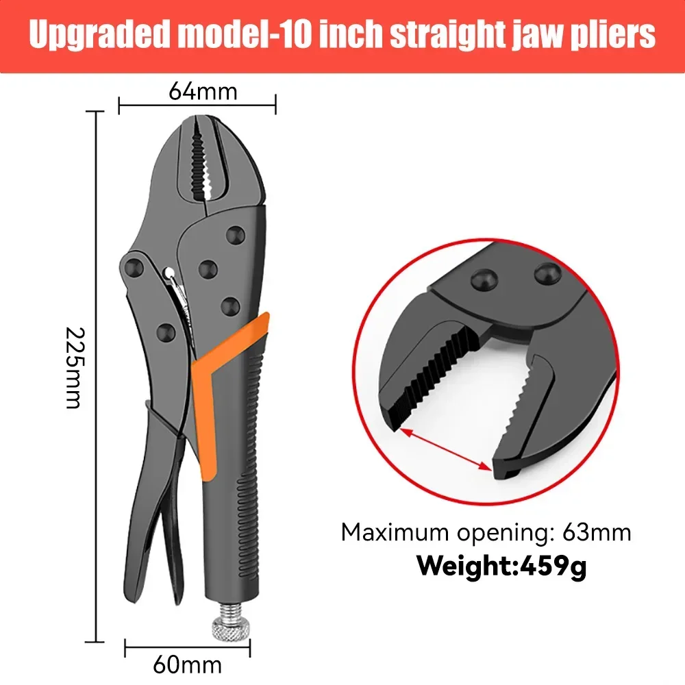 

GREENER Strong Pliers Clamp Multi-functional Manual Universal Industrial-grade Pressure Wire Cutters Fixed Tool Plus Force