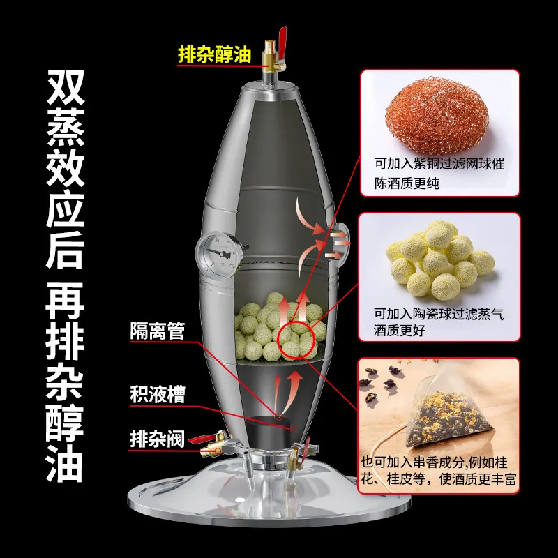 Brewing equipment: home small steamer, self-brewing roaster, extract a full set of brewing brothers