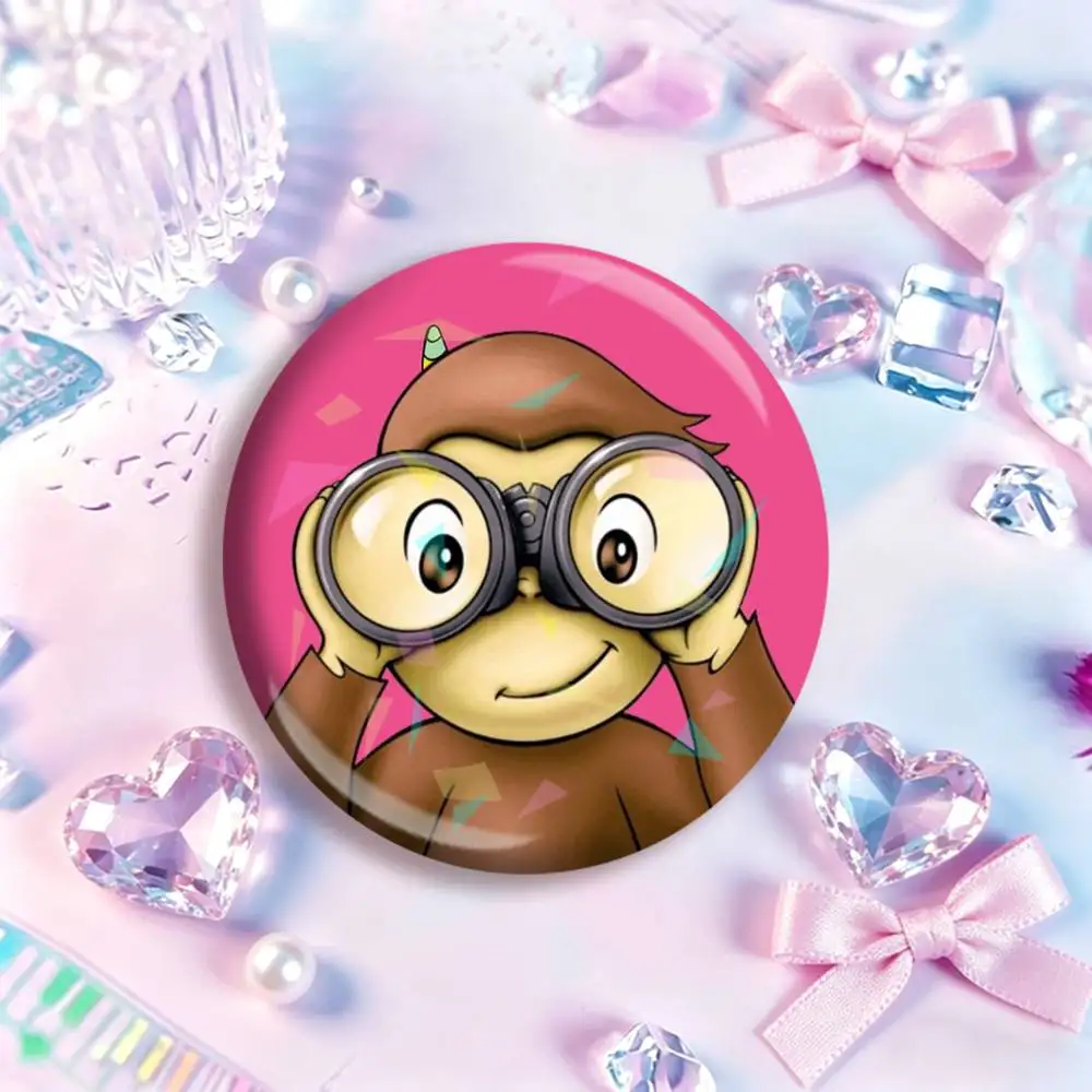 Big Lez Show Sassy Choomah Funny  Icon Badge Handmade Tinplate Brooch for Chest Ornament Gifts Easter decorations