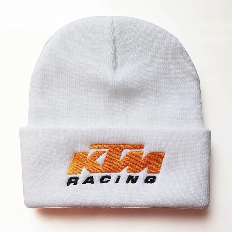 Fashion Styling KTM Knitted Hat Leisure Cap Autumn Winter Warm Fashion Knitted Men Women Hat Car Sticker For KTM CRF YZF EXC Pro view 4