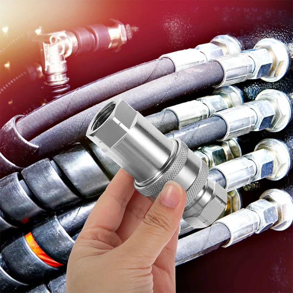 

Quick Coupler Npt3/8 Dust Cap Smooth Surface Oil Pipe Industrial Equipment Hydraulic Hose Fittings Repair Kit
