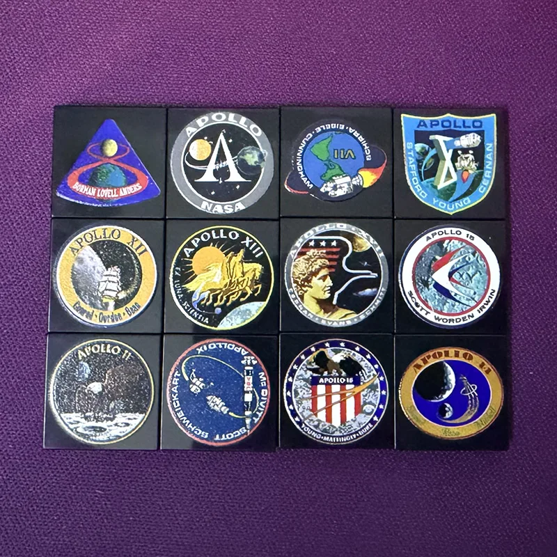 

Building Block 2x2 plane print 88149 series printed materials Conventional granular components Toys Bricks 12Pcs