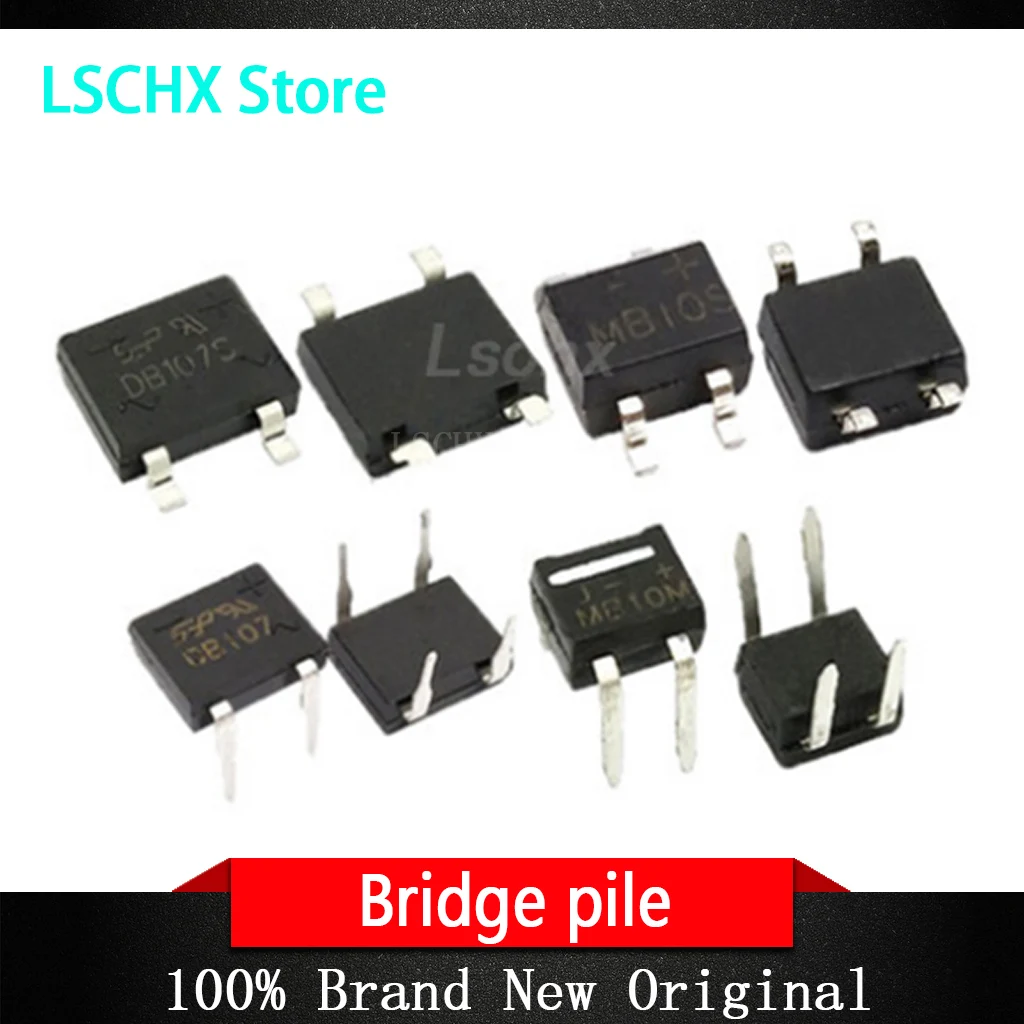 20PCS MB6S MB10S MB6F MB10F SOP-4 MB6M MB10M DB104 DB104S DB105 DB105S DB106 DB106S DB107 DB107S DB157S DB157 DB207 DB207S DIP-4