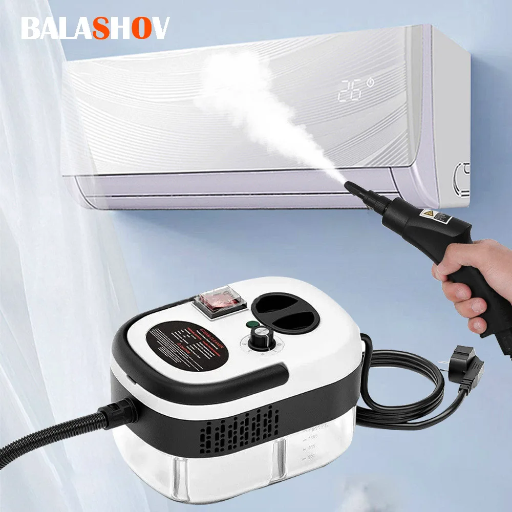 

Steam Cleaner High 2500W Temperature Pressure Washer with Remote control Steam Cleaning Machine For Home Kitchen Hood Car EU
