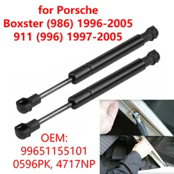 2Pcs Car Front Bonnet Hood Gas Strut Lift Support Bar Shock Dampers 99651155101 for Porsche 911 996 Boxster 986 1996-2005