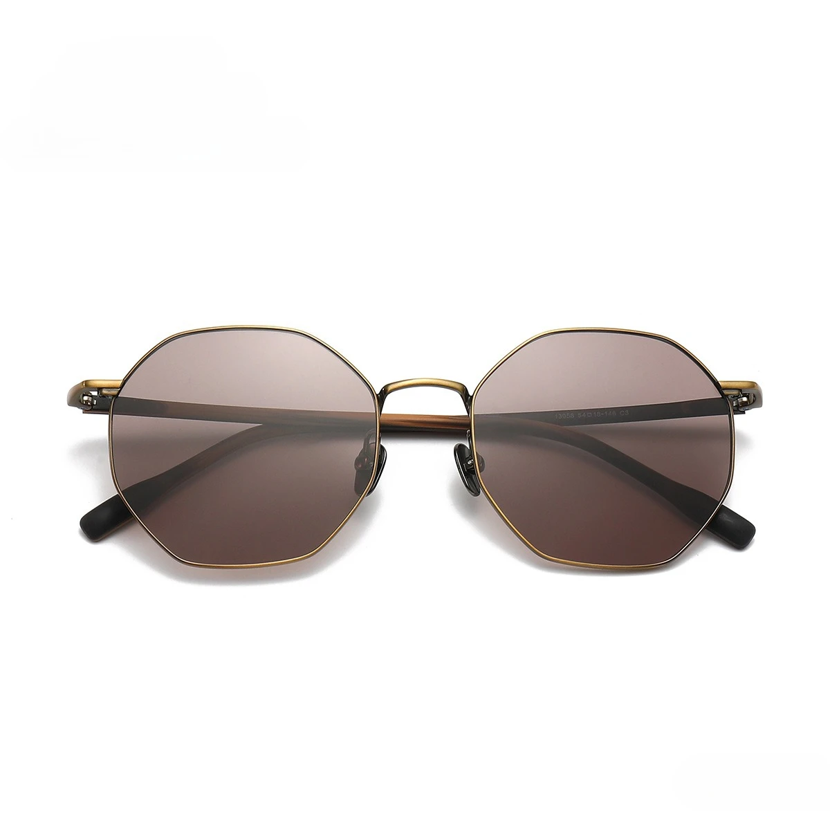 Fashion Polygon Sunglasses Men Vintage Octagon Metal Sunglasses Women Luxury Brand Goggle Sun Glasses Ladies Gafas De Sol UV400