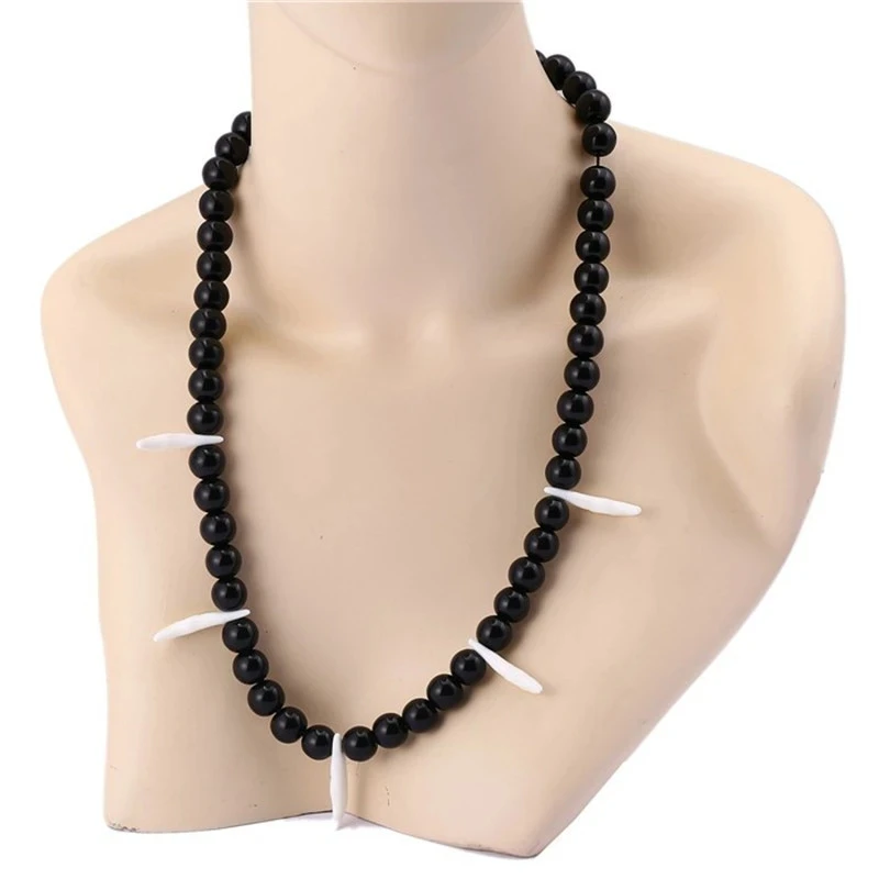 Anime Inuyasha Necklace Word Spirit Rosary Black Beaded Necklace Bangle Logo Pendant Jewelry Gift