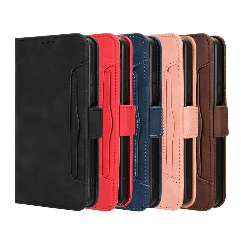 For ZTE Blade V60 4G cover wallet closure book flip multi-card slot holder case for ZTE Axon 60 4G phone bags