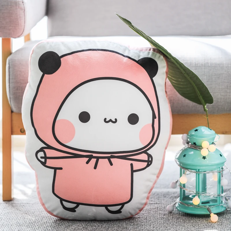 

Bubu And Yier Panda Bear Plush Cushion Cartoon Panda Plush Cute Stuffed Soft Pillow Sofa Doll Room Decor Children Couple Gift