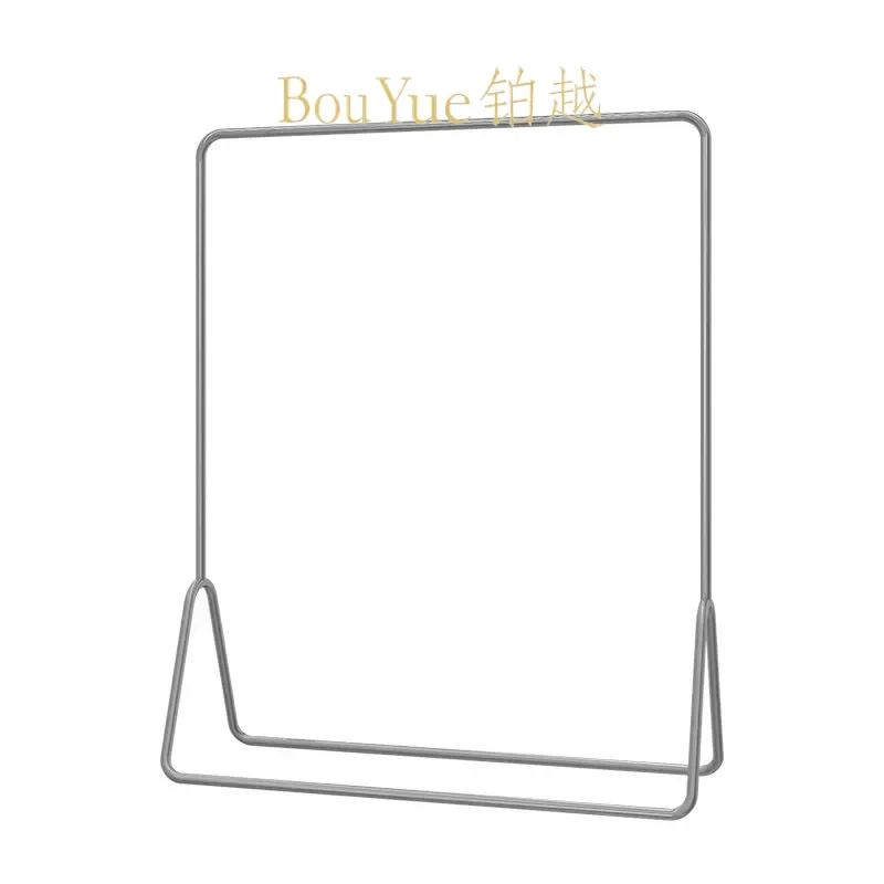 for Nakajima Shelf Floor to Ceiling Stainless Steel Silver Clothing Display Rack for Men and Women's Clothes Store Hanger