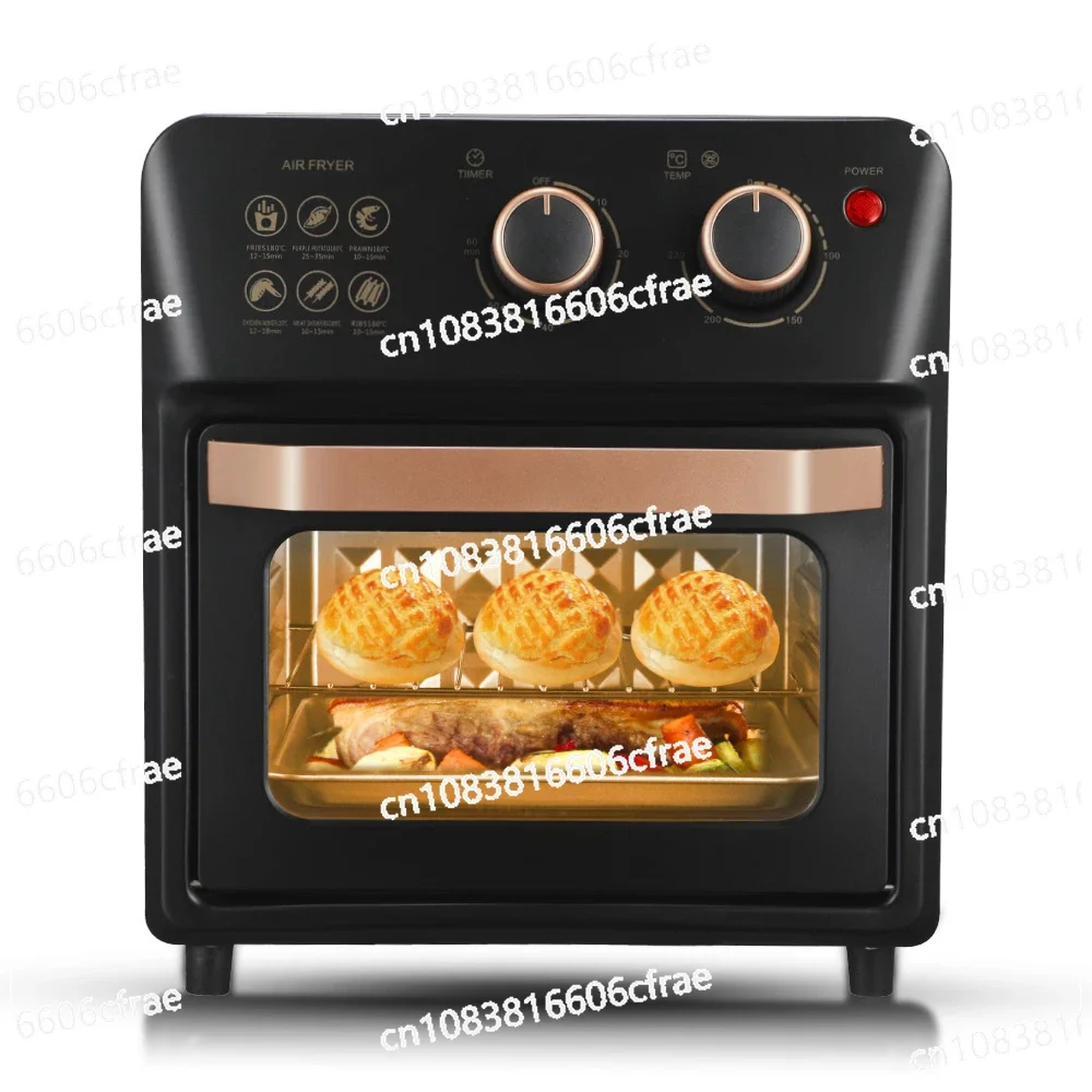 14L Multifunctional Household Air Fryer Automatic Smart Oven Fryer Visual Baking