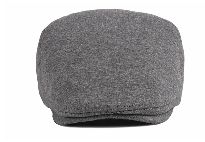 Neue Frühjahr Baskenmütze Hut Männer Frauen Einfarbig Gestrickt Visier Golf Kappe Casual Fischgrät Zeitungsjunge Mütze Erreichte Entenschnabel Hut 12 farben – Detail 8