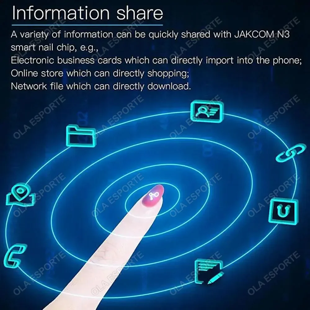 N3 Super Value Smart Nail Nieuwe multifunctionele chip Intelligente nagel Geen lading vereist NFC Smart Wearable Gadget SOS Virtueel oproep