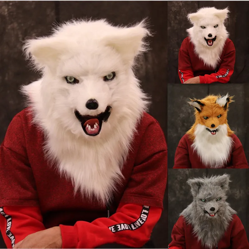 

New Models, Animals, Fox Hoods, Plush Masks, Halloween, Show Props, Hoods, Animal Hoods, Shooting Props, Halloween Props