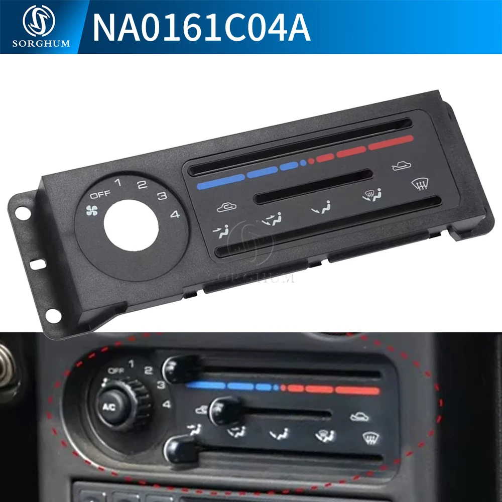 SORGHUM Car Interior Trim Heater HVAC Control Panel For Mazda Miata 1990 996 1997 Air Conditioning Panel NA0161C04A NA01-61-C04A