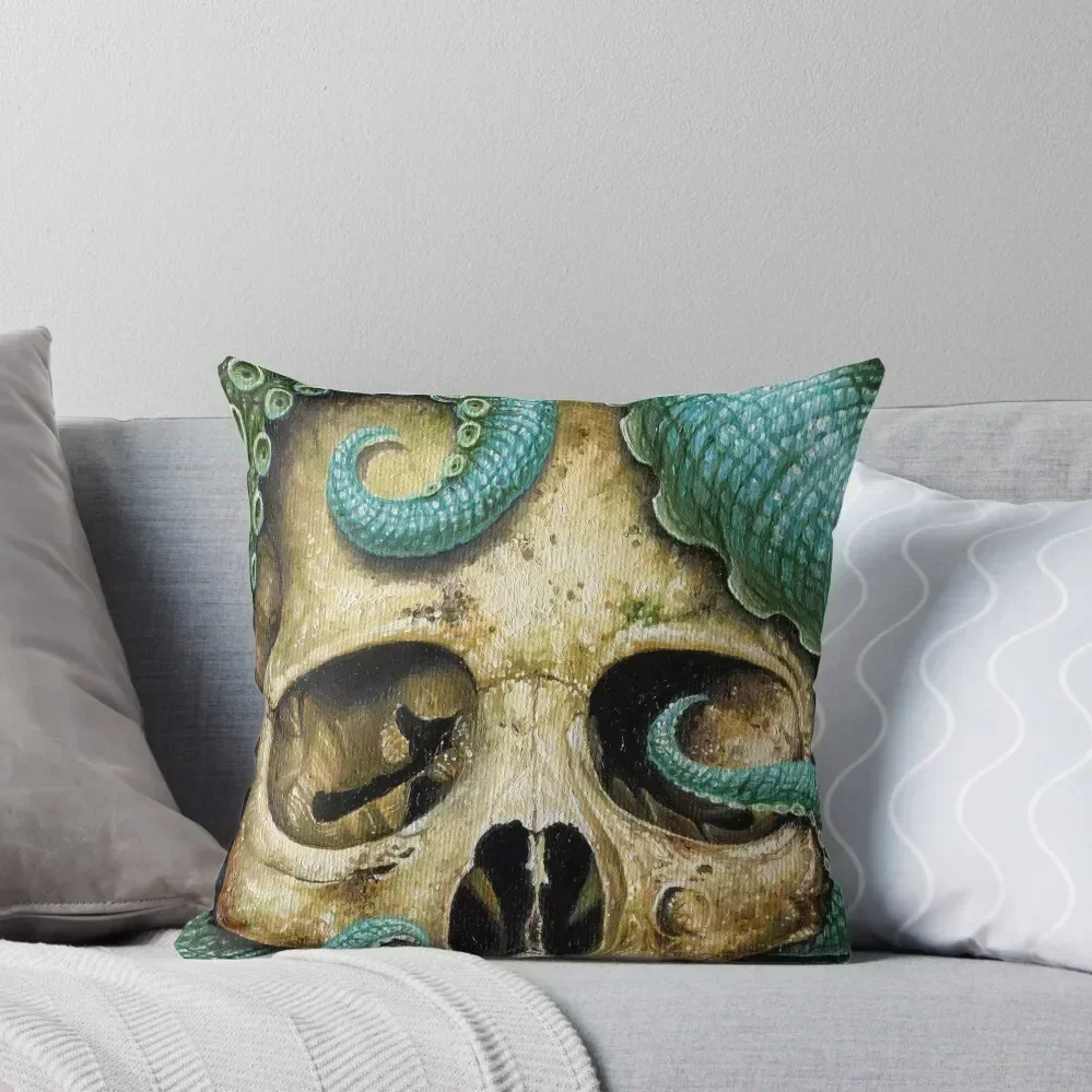 

tentacle skull Throw Pillow Decorative Cushions For Luxury Sofa Cushion Child pillow