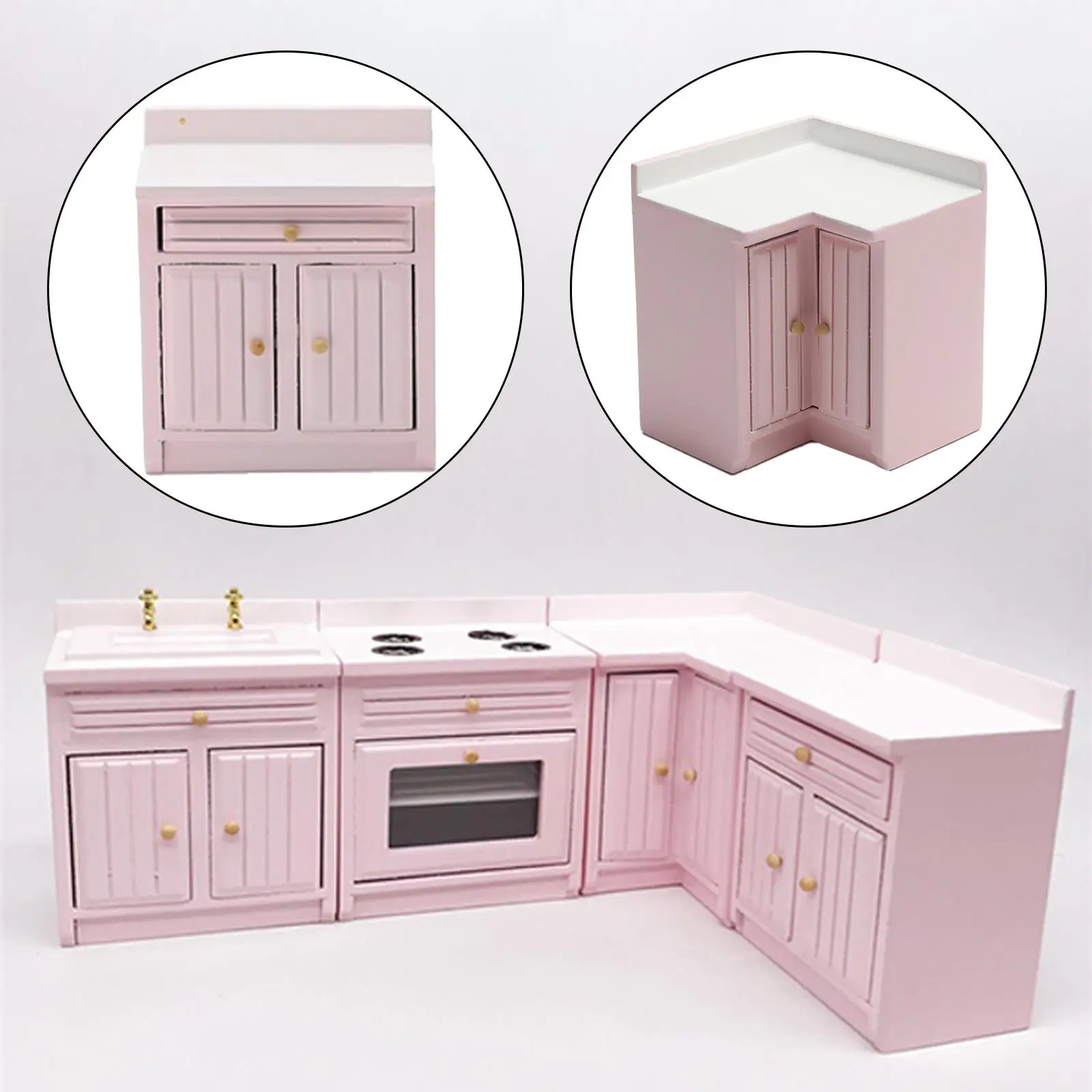 1:12 Scale Dollhouse Cabinet Furniture Kitchen Dining Room House Accessory