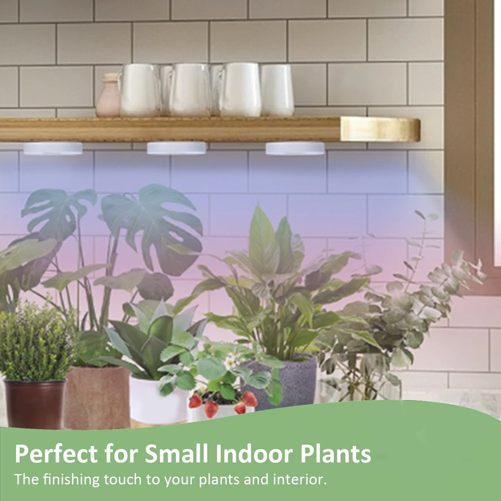 مرة واحدة شاشة ليد بطيف كامل تنمو ضوء السيارات تشغيل/إيقاف الموقت السقف تحت خزانة النبات تزايد مصباح الضوء الأحمر والأزرق 2 قطعة #6