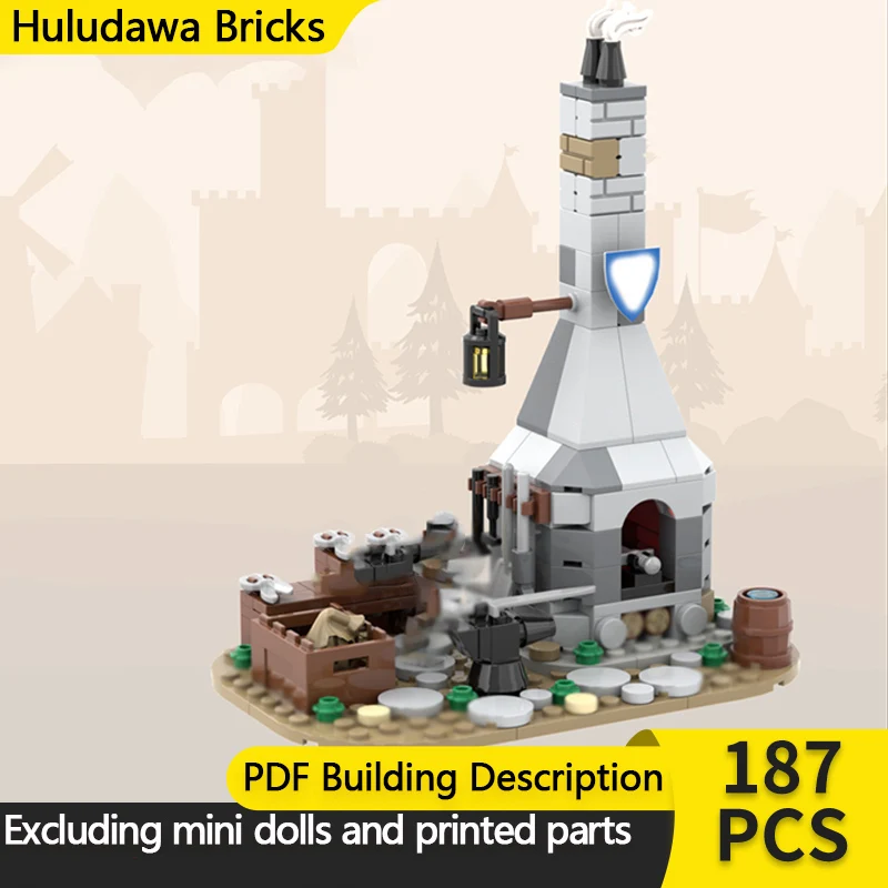 ชุดตัวต่อแบบโมดูลาร์ รุ่นปราสาทยุคกลาง MOC ของเล่นประกอบเอง เทคโนโลยีงานฝีมือ เหมาะสำหรับเด็ก เป็นของขวัญวันหยุด