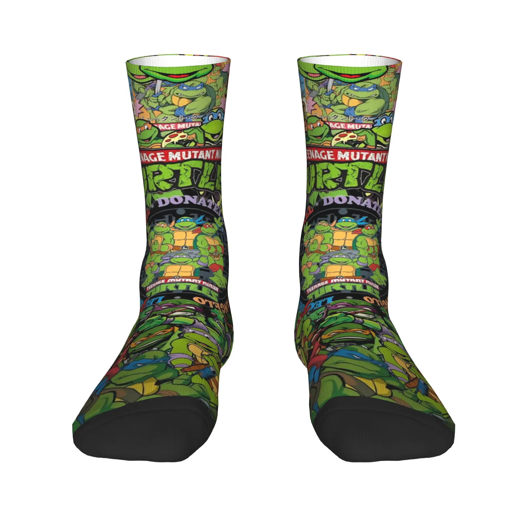 TMNT Game  Socks  Non Slip Stockings Unisex Men Comfortable Outdoor Sports Socks Autumn Trendy Pattern Socks
