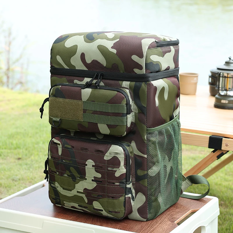 30L Tactical Backpack for Men&Women Outdoor Survival Backpack Double Layered Backpack Cooler Pack Suitable for Outdoor Picnic