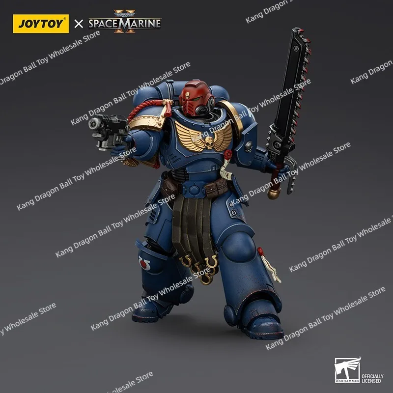 متوفر في المخزون JOYTOY Warhammmer 40K 1/18 شخصية الحركة Ultramarines الملازم Titus Gadriel Chairon طبعة جامعي أنيمي