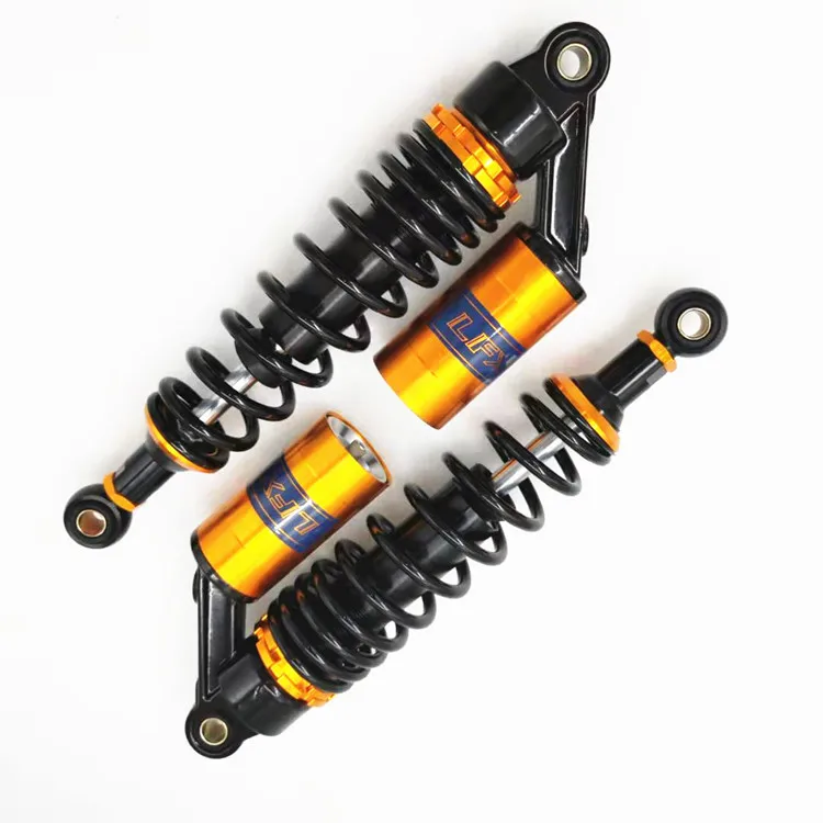 

320mm 340mm Black Gold 7mm Spring Motorcycle Rear Air Shock Absorbers Suspension For Honda TRX250R 450R 400ER Quad ATV