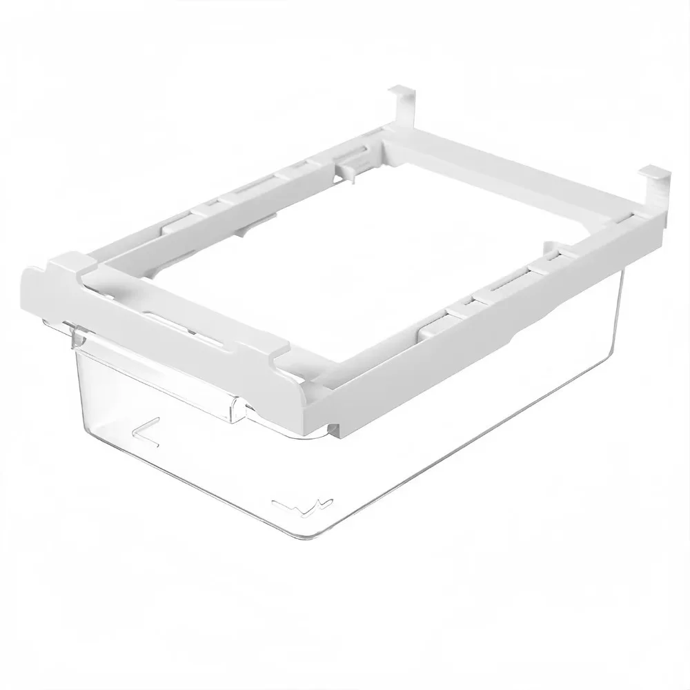 

Transparent Refrigerator Storage Drawer Sliding Stackable Kitchen Storage Box Plastic Multi-Purpose Egg Container Kitchen