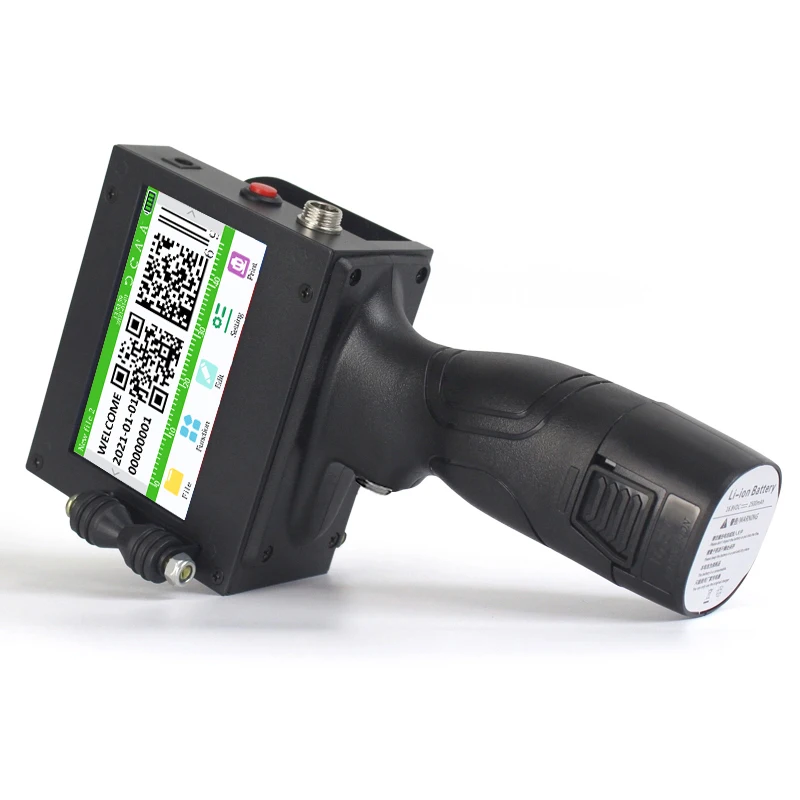 

Fast speed TIJ portable handheld inkjet barcode expiry date printer