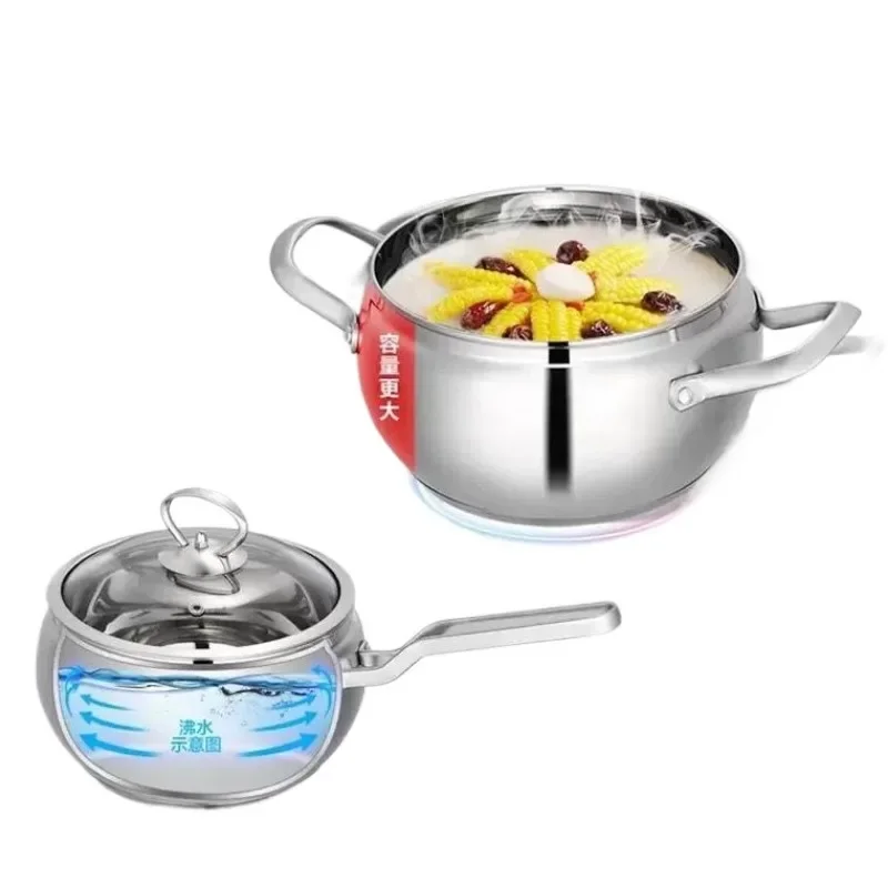 German Quality Stainless Steel Cookware Set: Perfect for Making Baby Food, Soup and Porridge