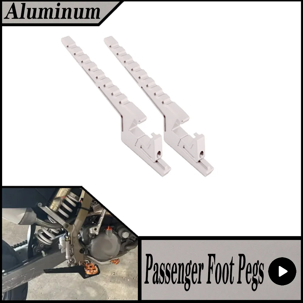 For Sur-Ron Light Bee X S Segway Honda CRF E Ride Pro SS Passenger Foot Pegs Extension Bracket Alloy Multi Accessories Set