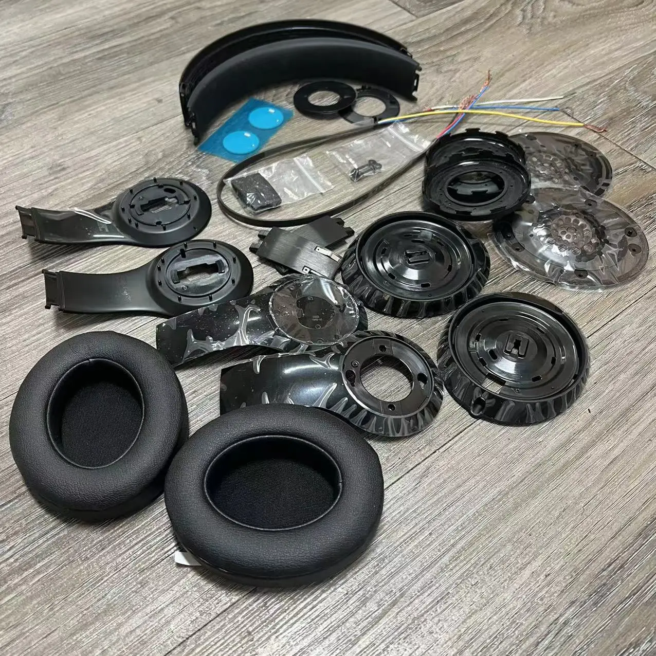 Original Beats Studio 3 Studio3 Headphones Repair kits Repair Parts Top Plastic headband, buckle, outside, inside Panel b logo