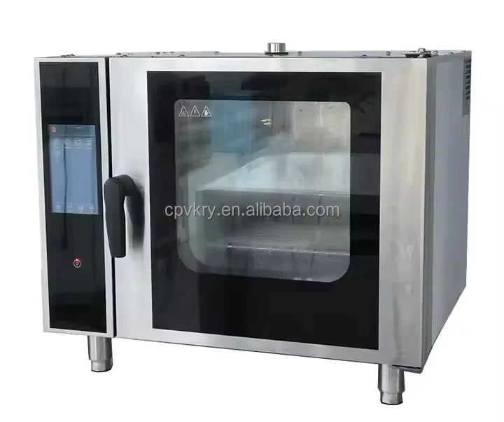 Commercial Intelligent 6-Layer Universal Steaming Baking Oven Self-Cleaning Touch Screen LED Display Industrial Electric Bakery