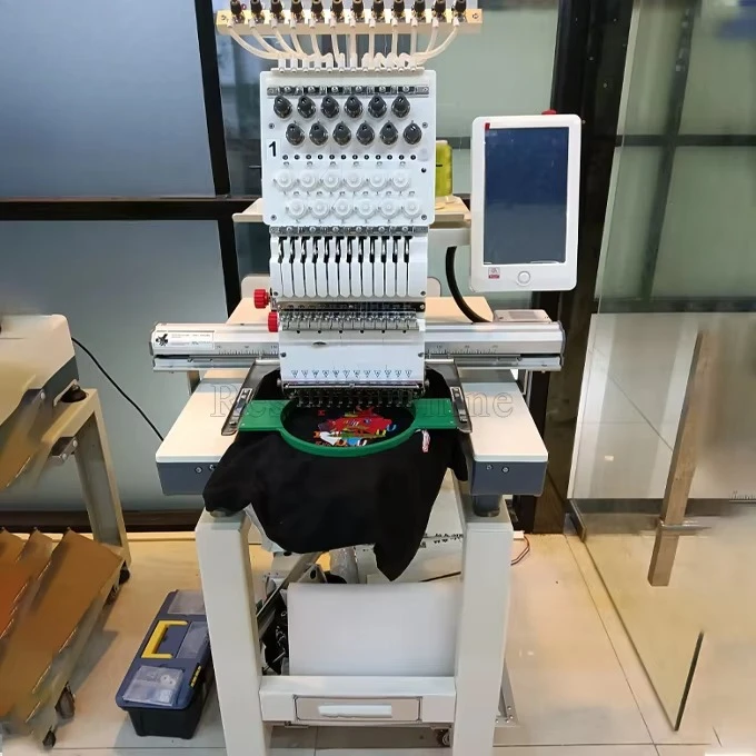 Multi Needle Computer Embroidery Machine Single Head Industrial Embroidery Machine