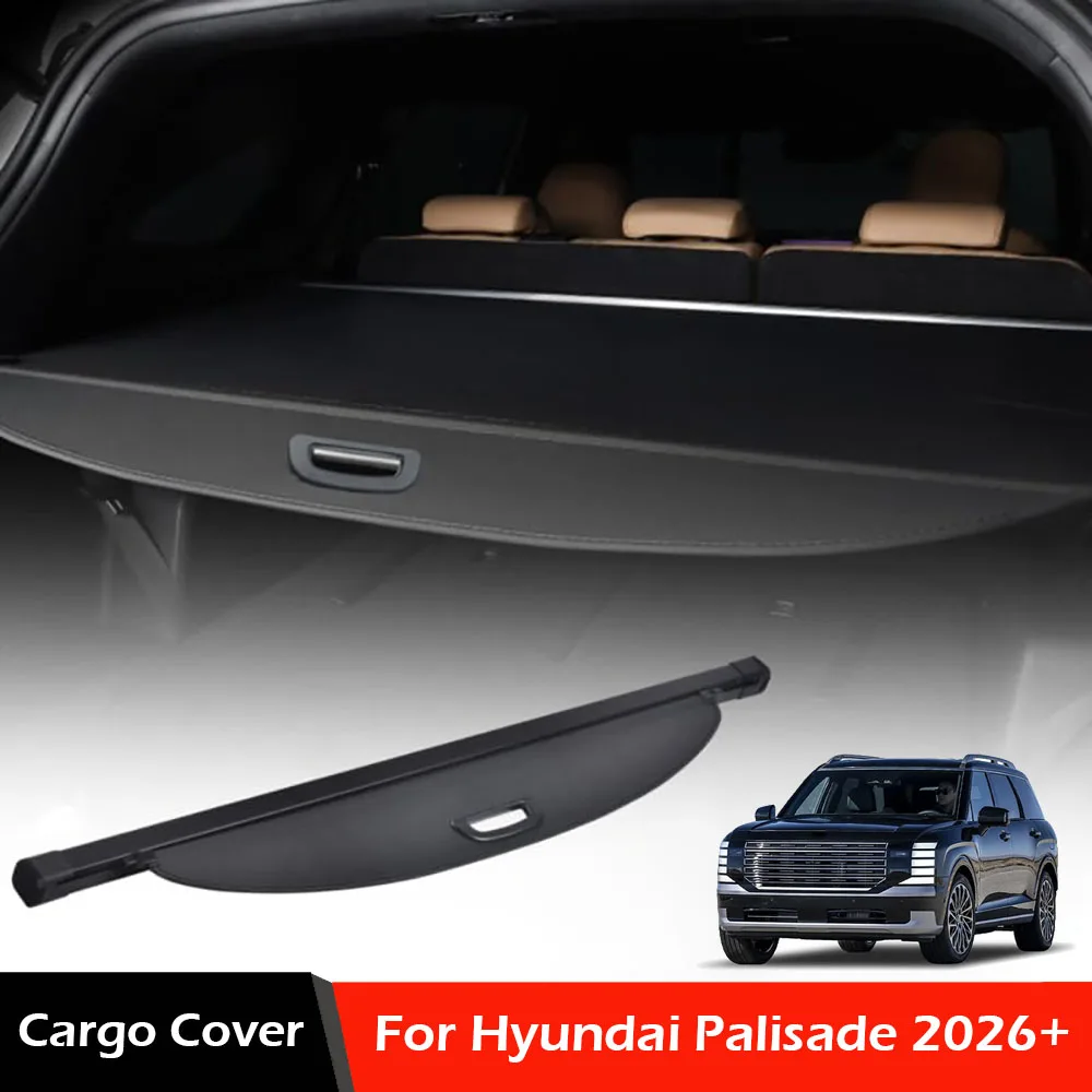 

Cargo Cover Compatible with All-New Hyundai Palisade 2026 Retractable Trunk Cover Organizer Security Shielding Shade Accessories