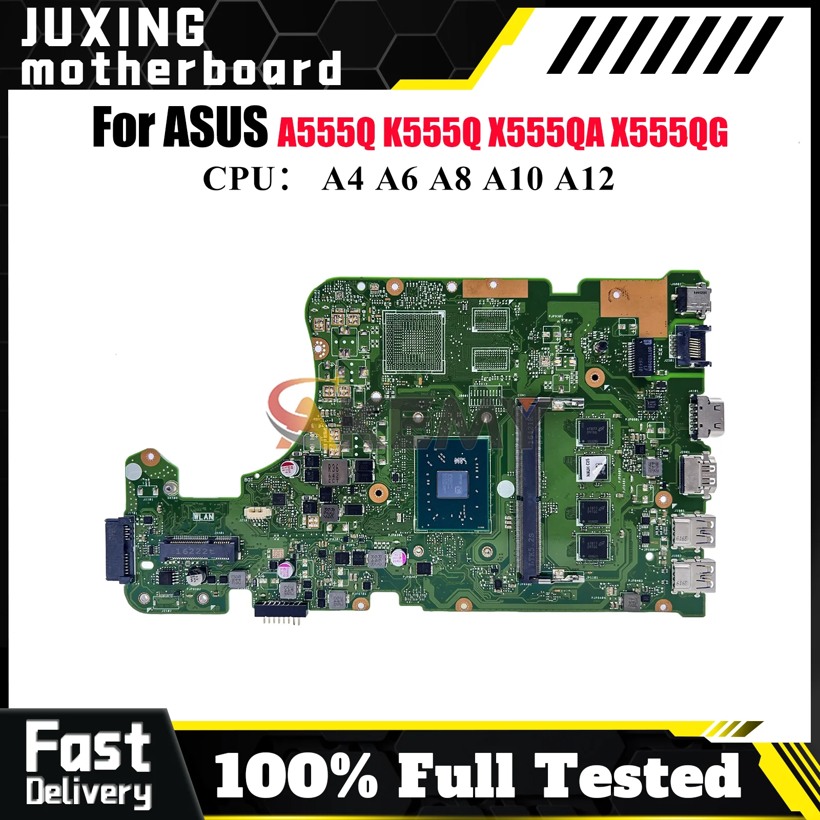 

X555QA Материнская плата для ноутбука ASUS VivoBook X555QG K555Q X555QA X555Q A555Q Материнская плата с процессором A4 A6 A8 A10 A12 ОК быстрая доставка