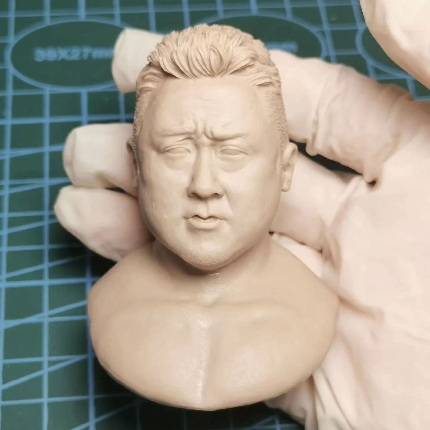 

1/6 마동석 Ma Tong Seok, неокрашенная мужская голова, резьба, солдат, актер, модель с длинной шеей, масштаб 1/6, экшн-фигурка, игрушки для тела, кукла