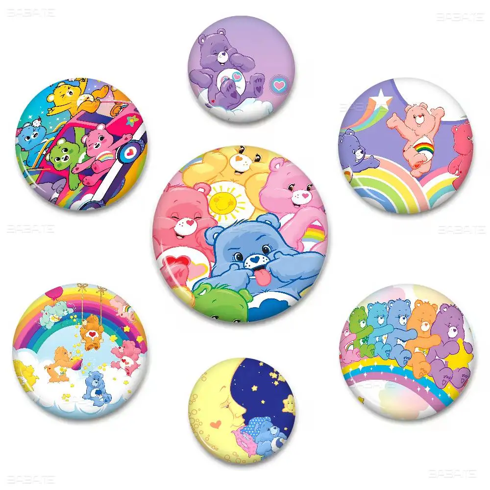 C-care-B-bears 58mm Handmade Brooch Cartoon Cosplay Badge on Backpack Jewelry Accessories Gifts