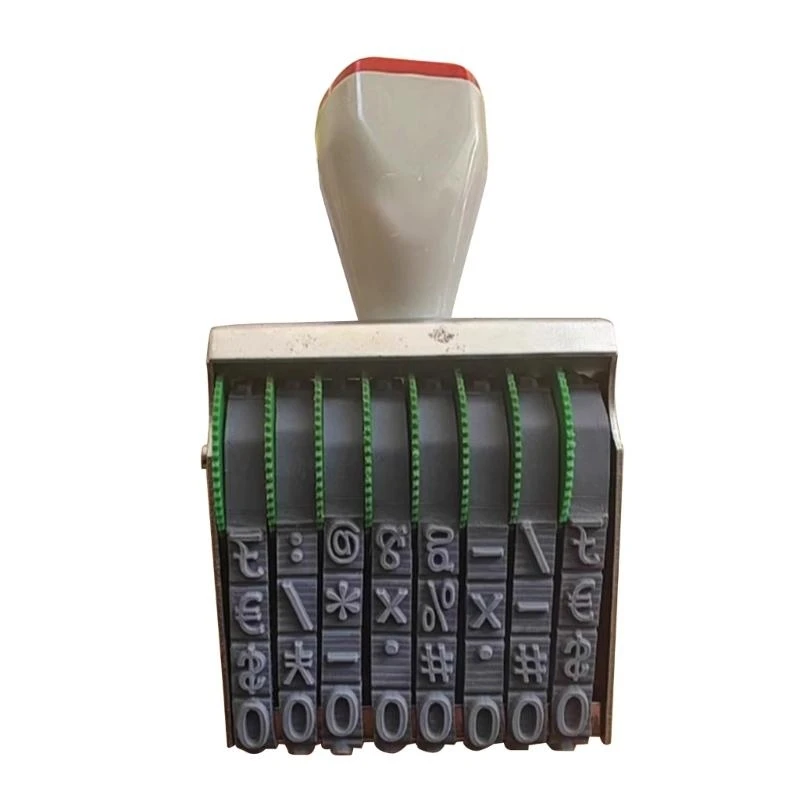 

652F Multifunctional Number Stamp Business Stamp Office Stamp 0-9 Adjustable Changeable Number Stamp Price Number Stamp