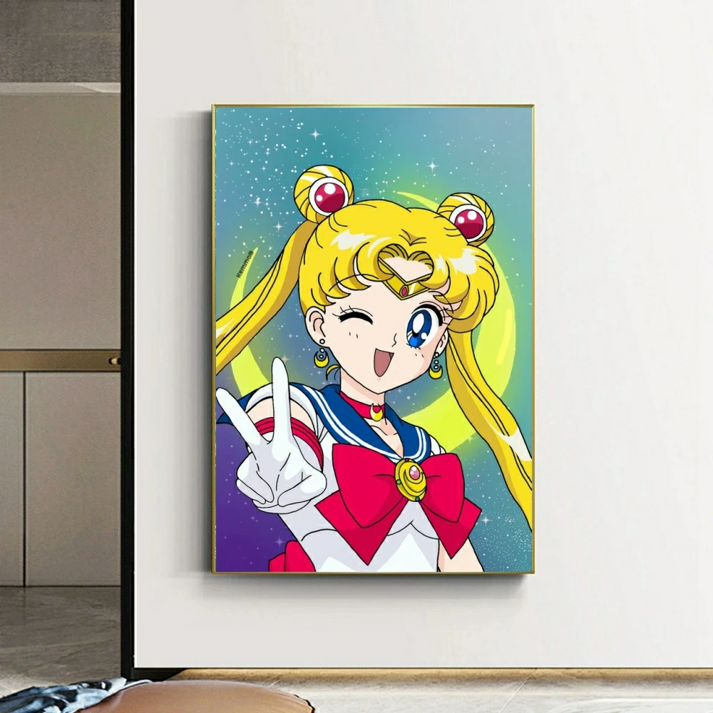 Classic Japanese Anime Character-Sailor Moon Mosaic Embroidery Diamond Painting Cross Stitch Kit Garden Decor 5D DIY Art Pixel