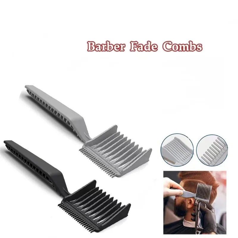 Men's Hair Comb Barber Shop Oil Head Caliper Comb Positioning Caliper Professional Hair Salon Accessory Tools Pushing Shear Comb