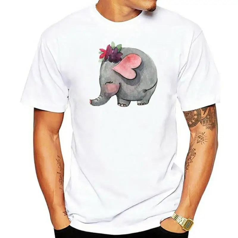 Camiseta de hombre Elephant-Camiseta de elefante, camiseta estampada genial, camisetas, top