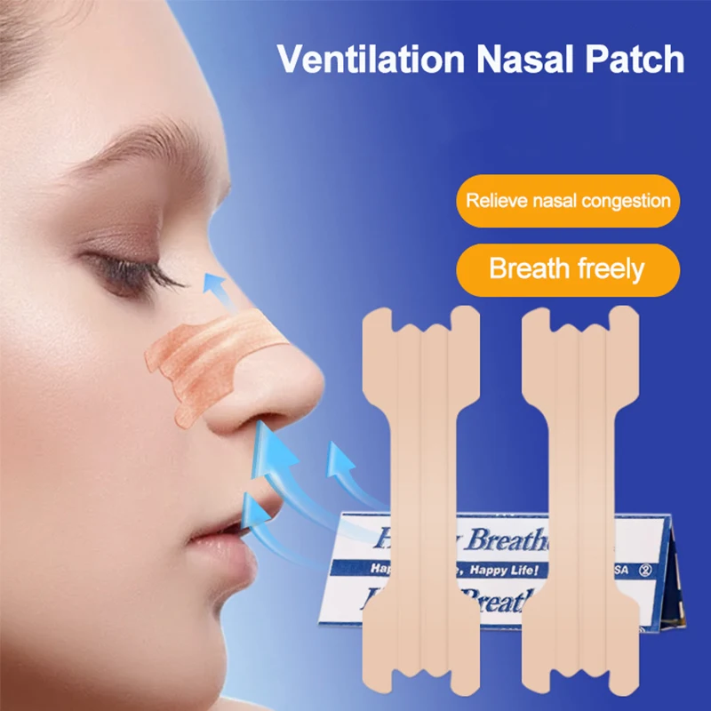 Nose Breath Easy Anti-snoring Patch Nasal Strips For Adults Children Antisnore Stickers Reduce Snoring Tool Health Care