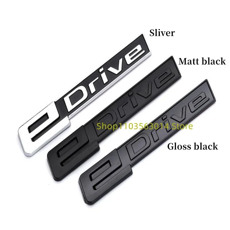 Car Trunk Fender Chrome Badge Emblem Decals Sticker For BMW EDrive 225xe i4 i3 i8 X3 X5 3 5 Series i01 i12 i15 G30 G31 F30 G05