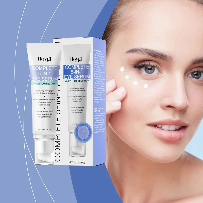 Eye Cream Dark Circle Whitening Eye Bags Wrinkle Firm Lightening Anti Dark Circles Removal 5 in 1 Eyes Serum Skin Care Beauty