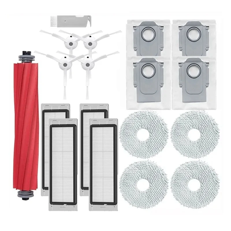 

For Roborock Q Revo / P10 A7400RR Spare Parts Accessories Main Side Brush Hepa Filter Mop Cloth Dust Bag